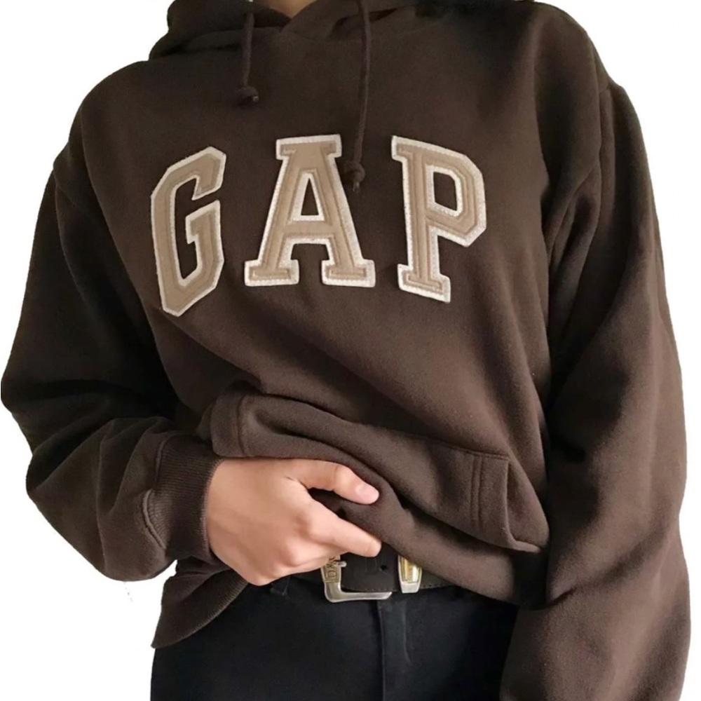 Gap Brown Logo Hoodie